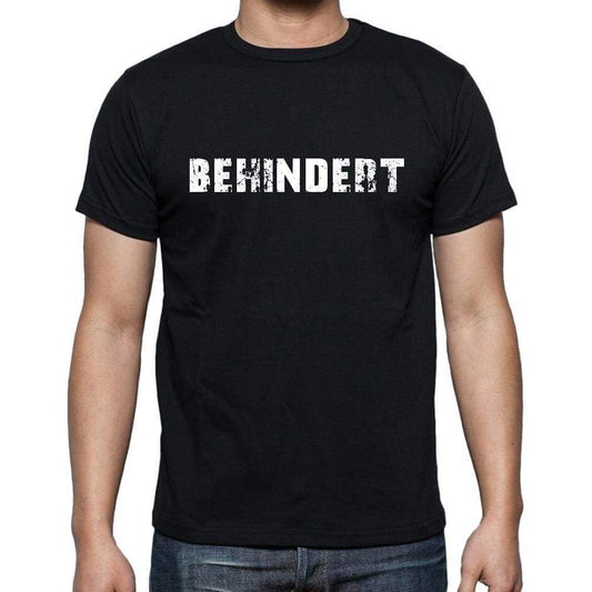 Behindert Mens Short Sleeve Round Neck T-Shirt - Casual