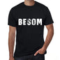 Besom Mens Retro T Shirt Black Birthday Gift 00553 - Black / Xs - Casual