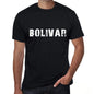 Bolivar Mens Vintage T Shirt Black Birthday Gift 00555 - Black / Xs - Casual