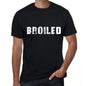 Broiled Mens Vintage T Shirt Black Birthday Gift 00555 - Black / Xs - Casual