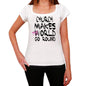 Church World Goes Round Womens Short Sleeve Round White T-Shirt 00083 - White / Xs - Casual