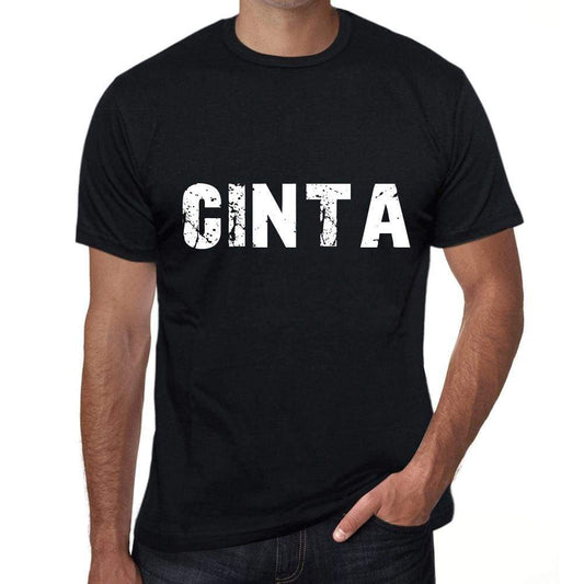 Cinta Mens T Shirt Black Birthday Gift 00550 - Black / Xs - Casual