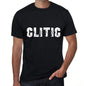 Clitic Mens Vintage T Shirt Black Birthday Gift 00554 - Black / Xs - Casual