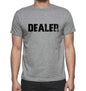 Dealer Grey Mens Short Sleeve Round Neck T-Shirt 00018 - Grey / S - Casual