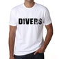 Divers Mens T Shirt White Birthday Gift 00552 - White / Xs - Casual