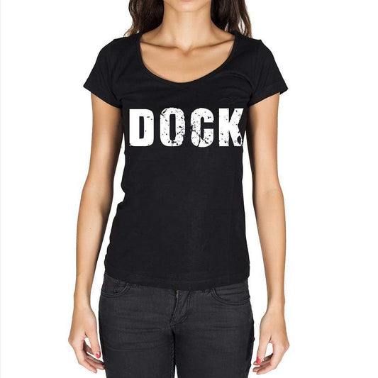 Dock Womens Short Sleeve Round Neck T-Shirt - Casual