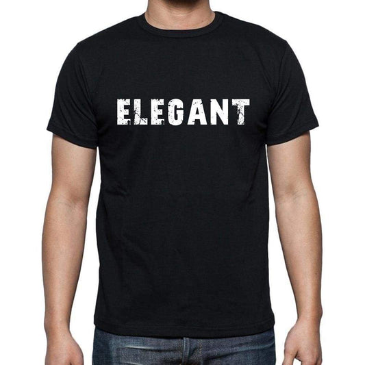 Elegant Mens Short Sleeve Round Neck T-Shirt - Casual