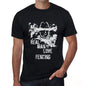 Fencing Real Men Love Fencing Mens T Shirt Black Birthday Gift 00538 - Black / Xs - Casual