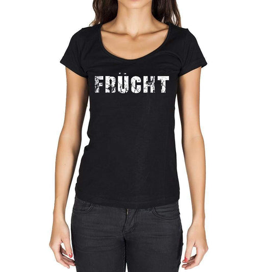 Frücht German Cities Black Womens Short Sleeve Round Neck T-Shirt 00002 - Casual