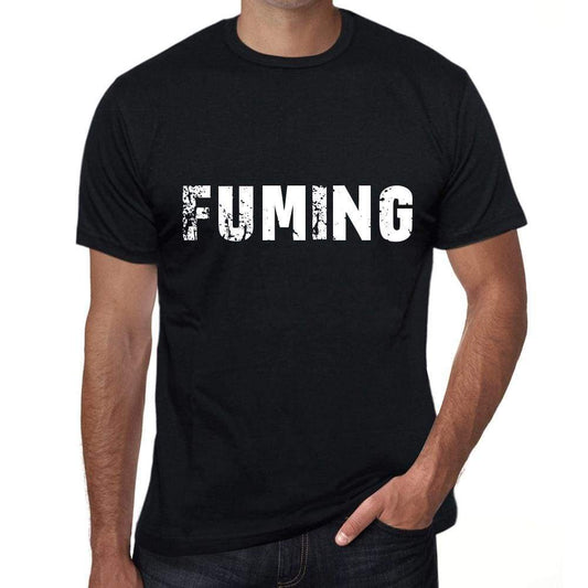 fuming Mens Vintage T shirt Black Birthday Gift 00554 - Ultrabasic