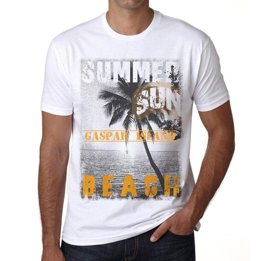 Gaspar Island Mens Short Sleeve Round Neck T-Shirt - Casual