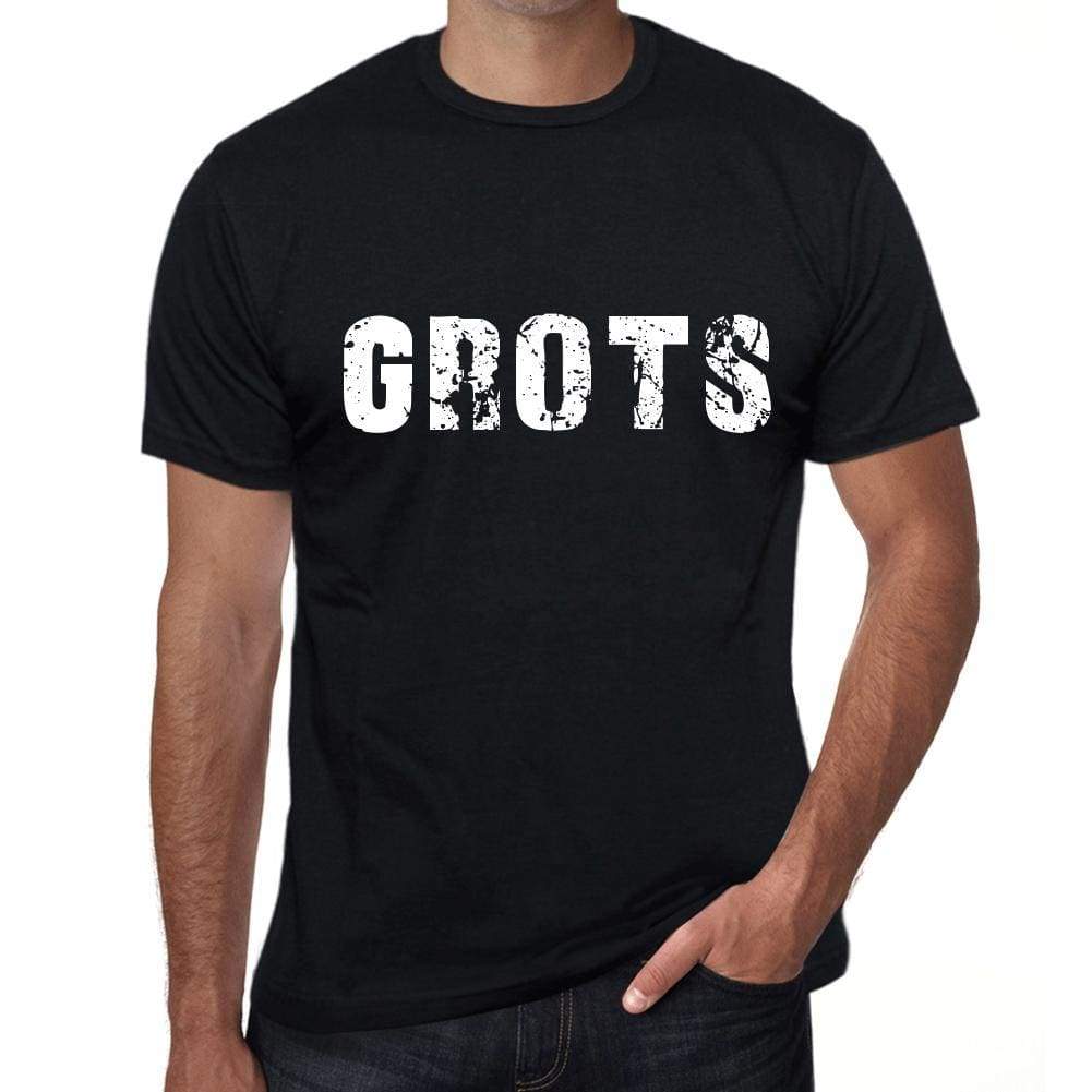 Grots Mens Retro T Shirt Black Birthday Gift 00553 - Black / Xs - Casual
