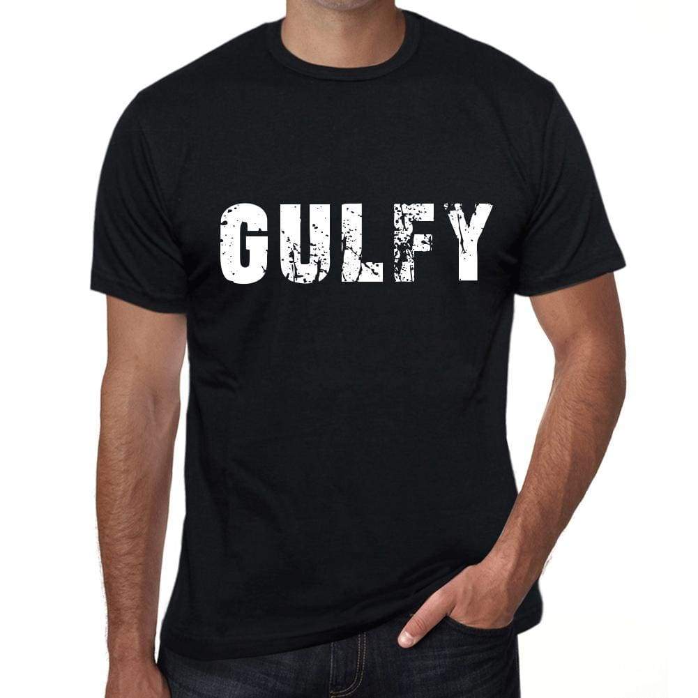 Gulfy Mens Retro T Shirt Black Birthday Gift 00553 - Black / Xs - Casual
