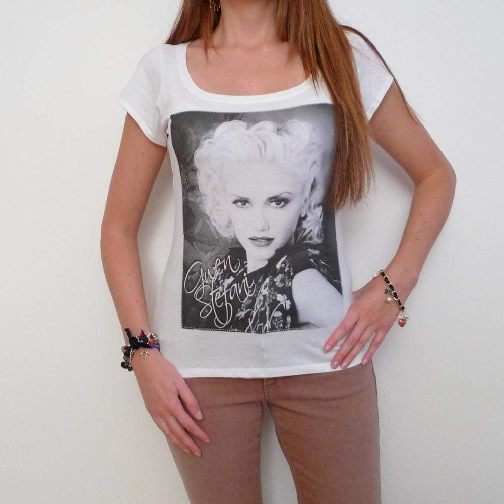 Gwen Stefani T-Shirt Short-Sleeve Top Celebrity