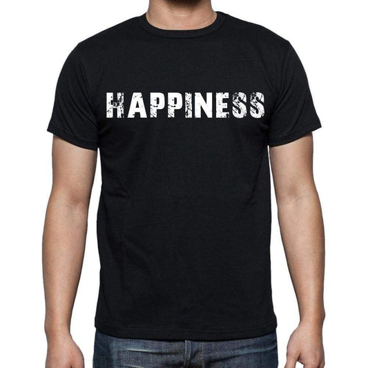 Happiness Mens Short Sleeve Round Neck T-Shirt - Casual