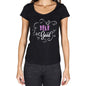 Help Is Good Womens T-Shirt Black Birthday Gift 00485 - Black / Xs - Casual