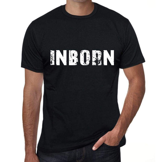 Inborn Mens Vintage T Shirt Black Birthday Gift 00554 - Black / Xs - Casual