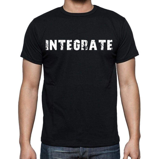 Integrate Mens Short Sleeve Round Neck T-Shirt Black T-Shirt En