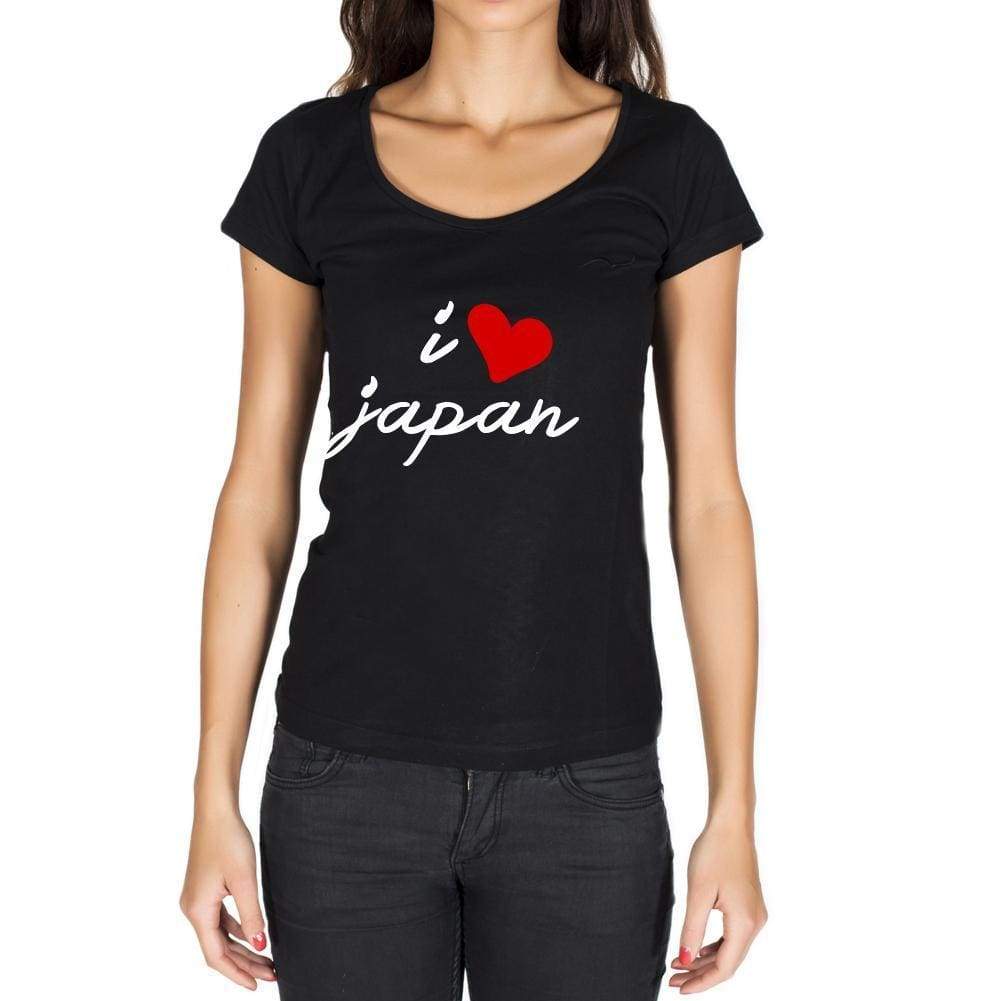 Japan Womens Short Sleeve Round Neck T-Shirt - Casual