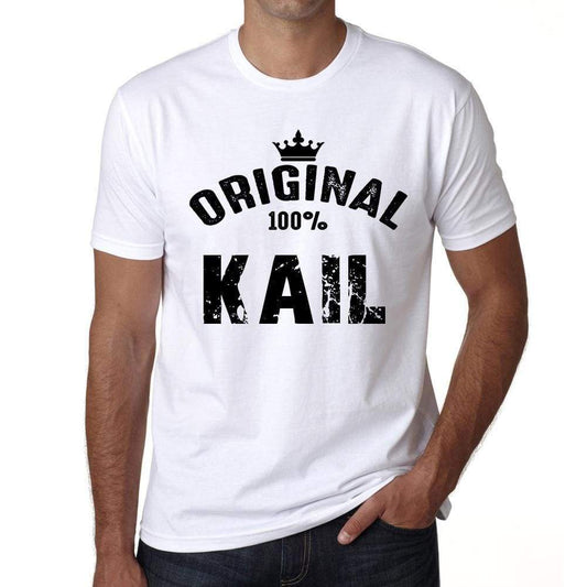 Kail Mens Short Sleeve Round Neck T-Shirt - Casual