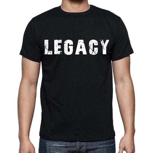 Legacy Mens Short Sleeve Round Neck T-Shirt Black T-Shirt En