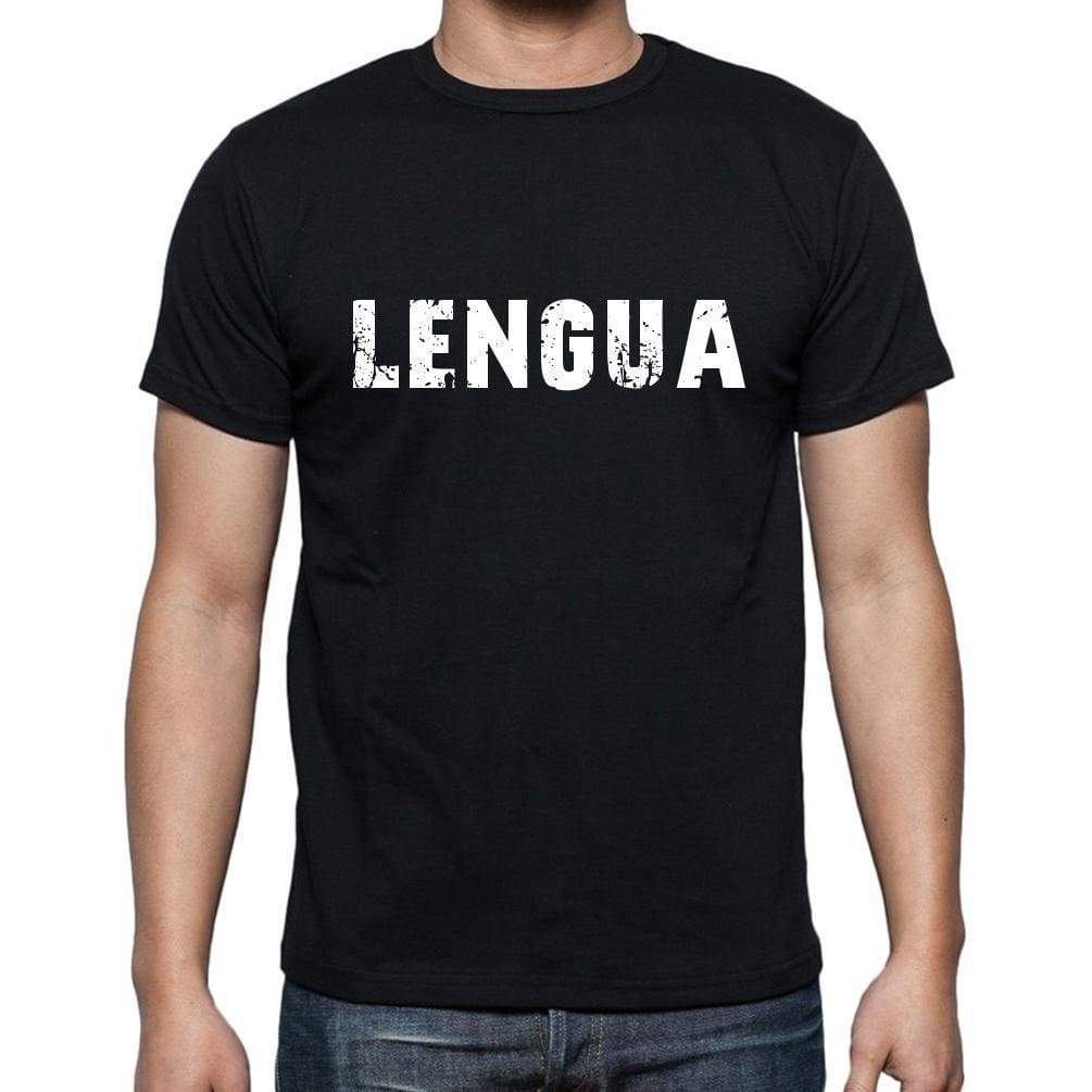 Lengua Mens Short Sleeve Round Neck T-Shirt - Casual