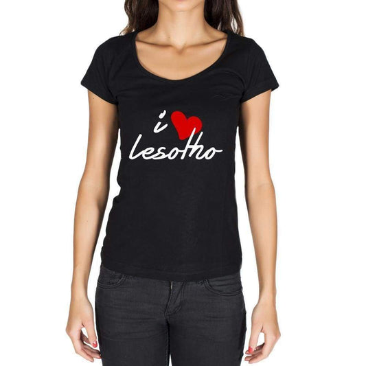 Lesotho Womens Short Sleeve Round Neck T-Shirt - Casual