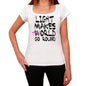 Light World Goes Round Womens Short Sleeve Round White T-Shirt 00083 - White / Xs - Casual