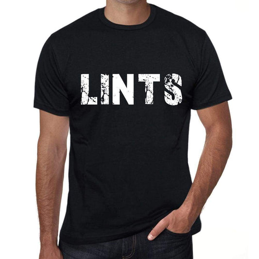 Lints Mens Retro T Shirt Black Birthday Gift 00553 - Black / Xs - Casual