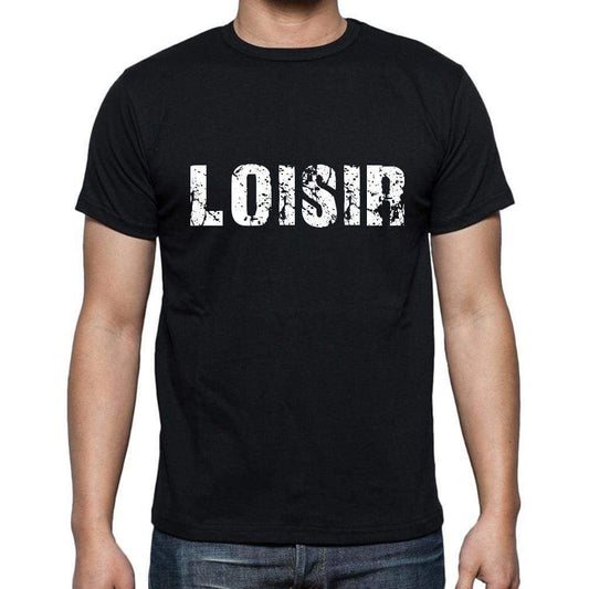 Loisir French Dictionary Mens Short Sleeve Round Neck T-Shirt 00009 - Casual
