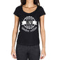 Made In 1972 Limited Edition Womens T-Shirt Black Birthday Gift 00426 - Black / Xs - Casual