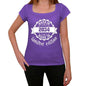 Made In 2034 Limited Edition Womens T-Shirt Purple Birthday Gift 00428 - Purple / Xs - Casual
