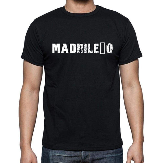 Madrile±O Mens Short Sleeve Round Neck T-Shirt - Casual