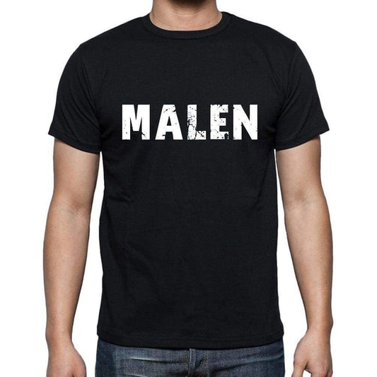 Malen Mens Short Sleeve Round Neck T-Shirt - Casual