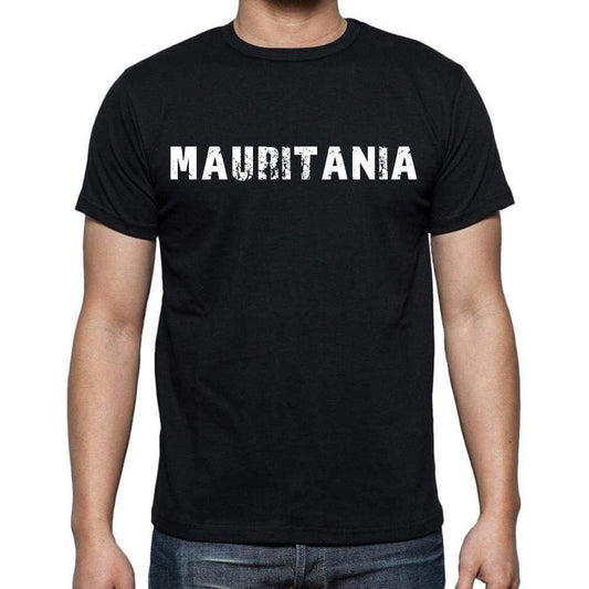Mauritania T-Shirt For Men Short Sleeve Round Neck Black T Shirt For Men - T-Shirt
