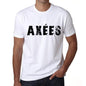 Mens Tee Shirt Vintage T Shirt Axées X-Small White 00561 - White / Xs - Casual