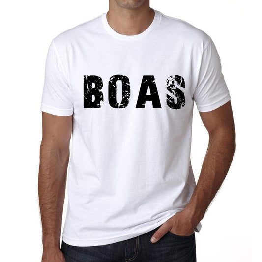Mens Tee Shirt Vintage T Shirt Boas X-Small White 00560 - White / Xs - Casual