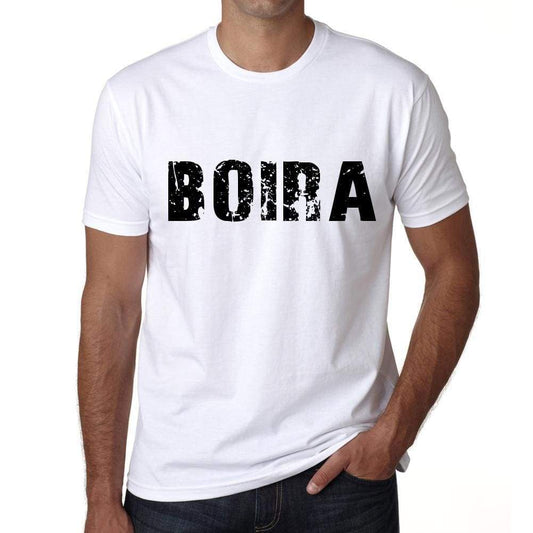 Mens Tee Shirt Vintage T Shirt Boira X-Small White 00561 - White / Xs - Casual