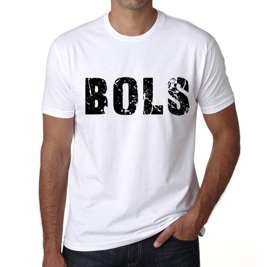 Mens Tee Shirt Vintage T Shirt Bols X-Small White 00560 - White / Xs - Casual