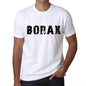 Mens Tee Shirt Vintage T Shirt Borax X-Small White 00561 - White / Xs - Casual