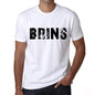 Mens Tee Shirt Vintage T Shirt Brins X-Small White 00561 - White / Xs - Casual