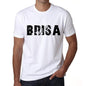 Mens Tee Shirt Vintage T Shirt Brisa X-Small White 00561 - White / Xs - Casual