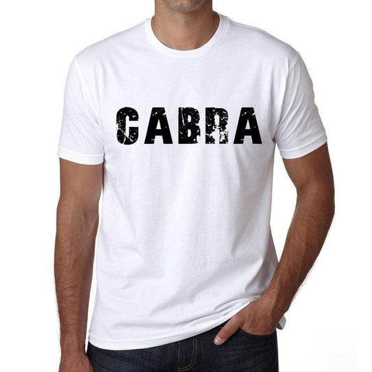 <span>Men's</span> Tee Shirt Vintage T shirt Cabra X-Small White 00561 - ULTRABASIC