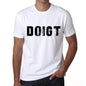 Mens Tee Shirt Vintage T Shirt Doigt X-Small White 00561 - White / Xs - Casual