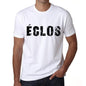 Mens Tee Shirt Vintage T Shirt Éclos X-Small White 00561 - White / Xs - Casual