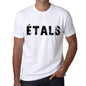 Mens Tee Shirt Vintage T Shirt Étals X-Small White 00561 - White / Xs - Casual