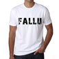 Mens Tee Shirt Vintage T Shirt Fallu X-Small White 00561 - White / Xs - Casual