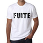 Mens Tee Shirt Vintage T Shirt Fuite X-Small White 00561 - White / Xs - Casual
