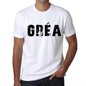 Mens Tee Shirt Vintage T Shirt Grèa X-Small White 00560 - White / Xs - Casual