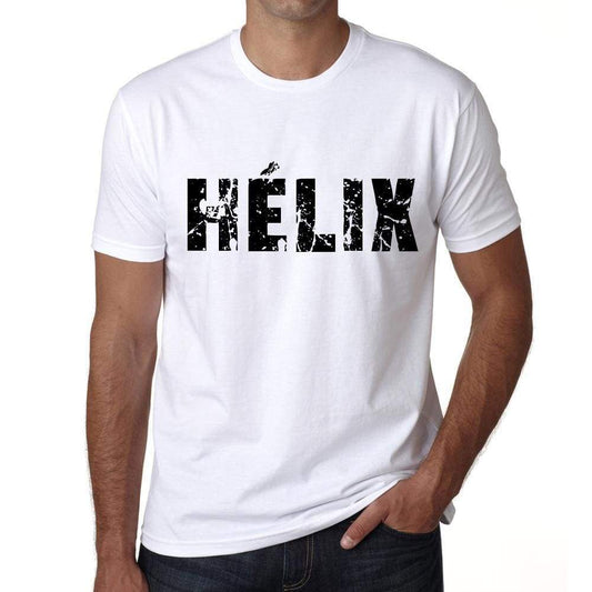 Mens Tee Shirt Vintage T Shirt Hèlix X-Small White 00561 - White / Xs - Casual